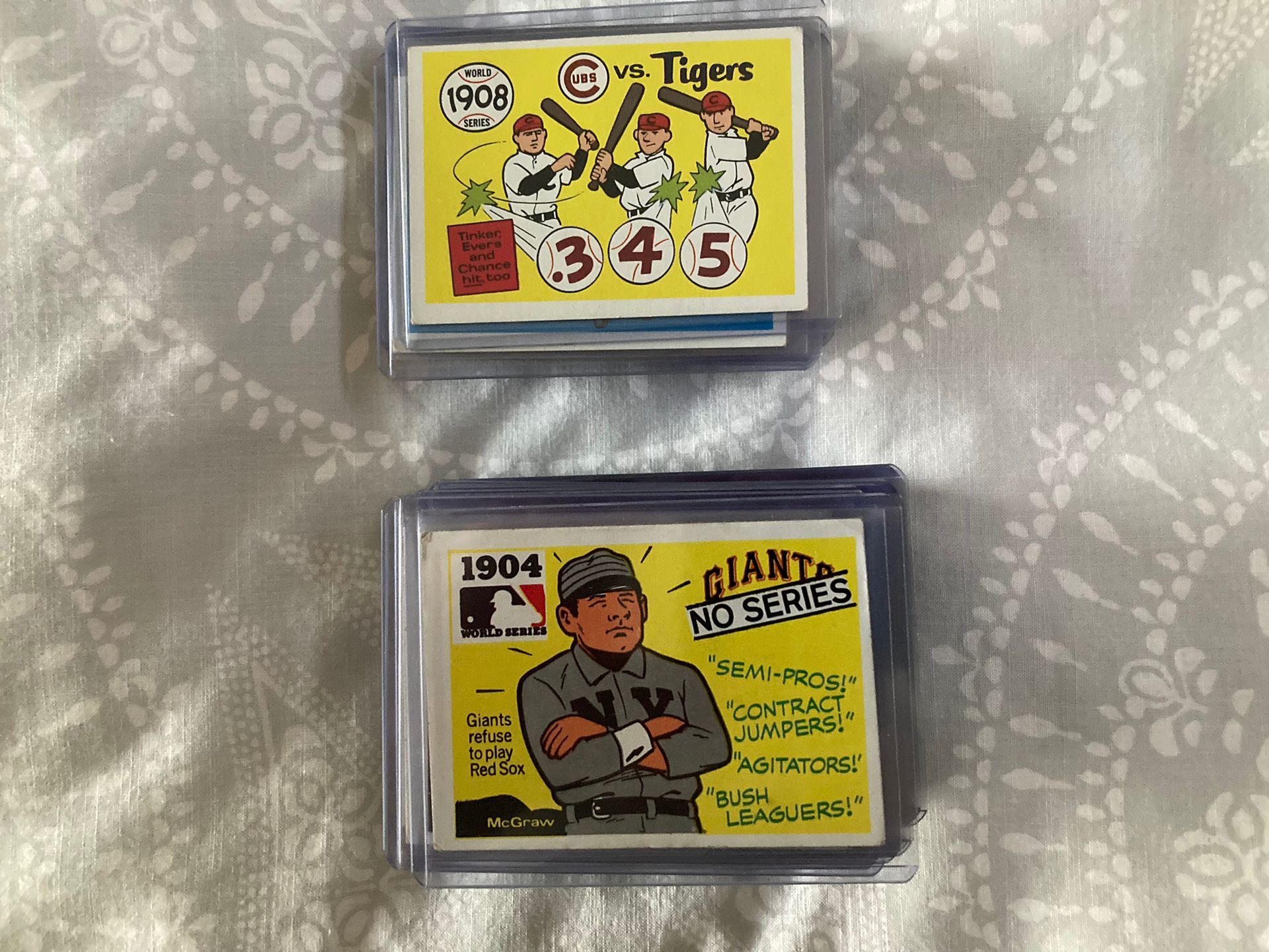 1968 Fleer Laughlin World Series Lot