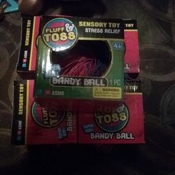 Fluff & Toss Sensory Toy Stress Relief Bandy Ball