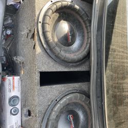 Two 15” American Bass