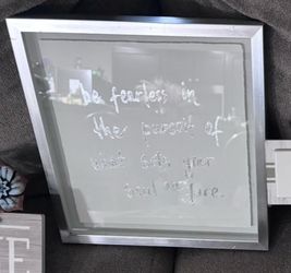 Inspirational Quote Mirror Wall Art