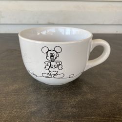 Disney Mickey Mouse SCRIPT Line Soup Mug
