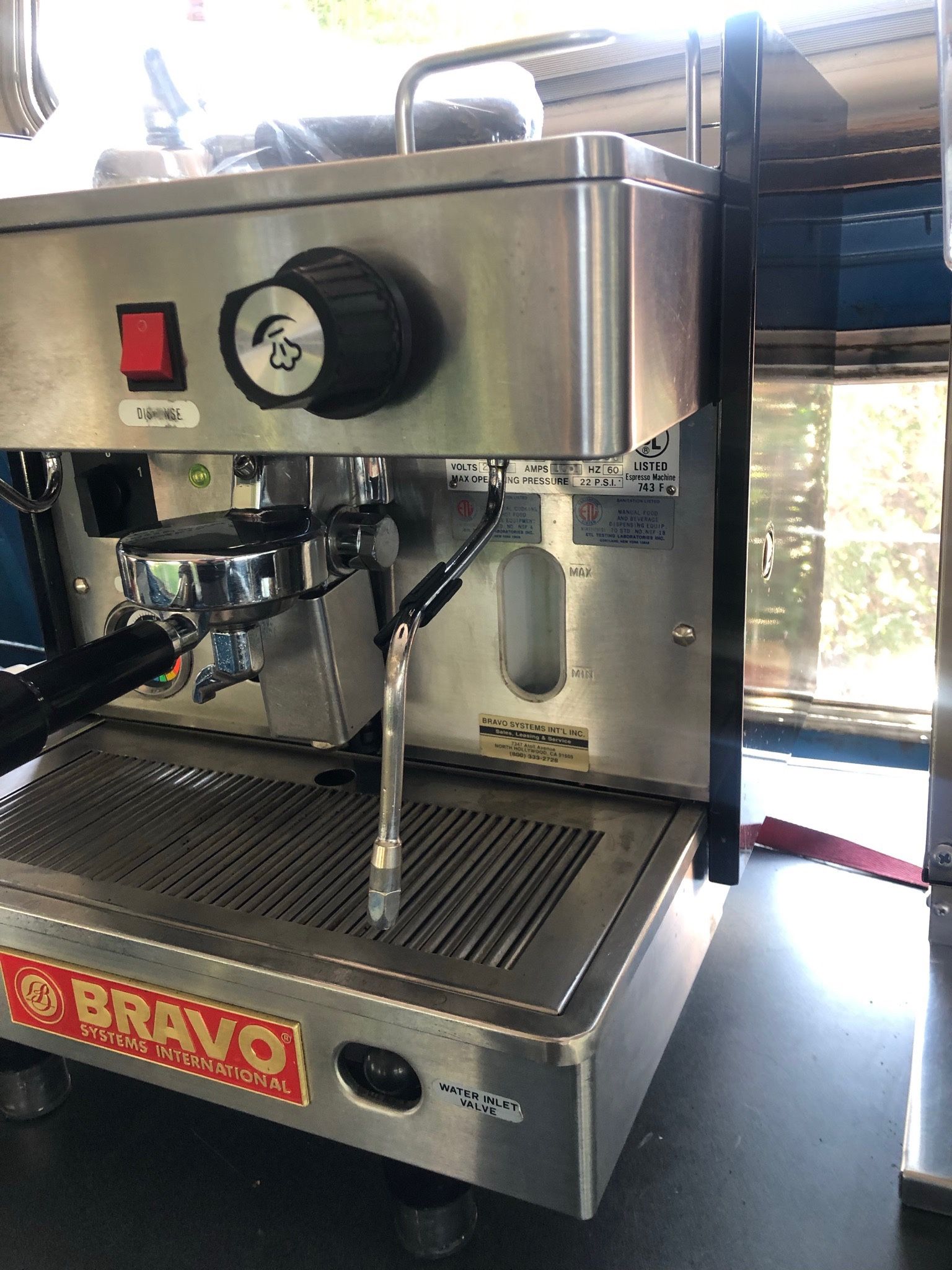 Bravo Commercial Espresso Machine