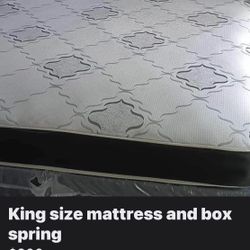 King Size Mattress And Box Spring