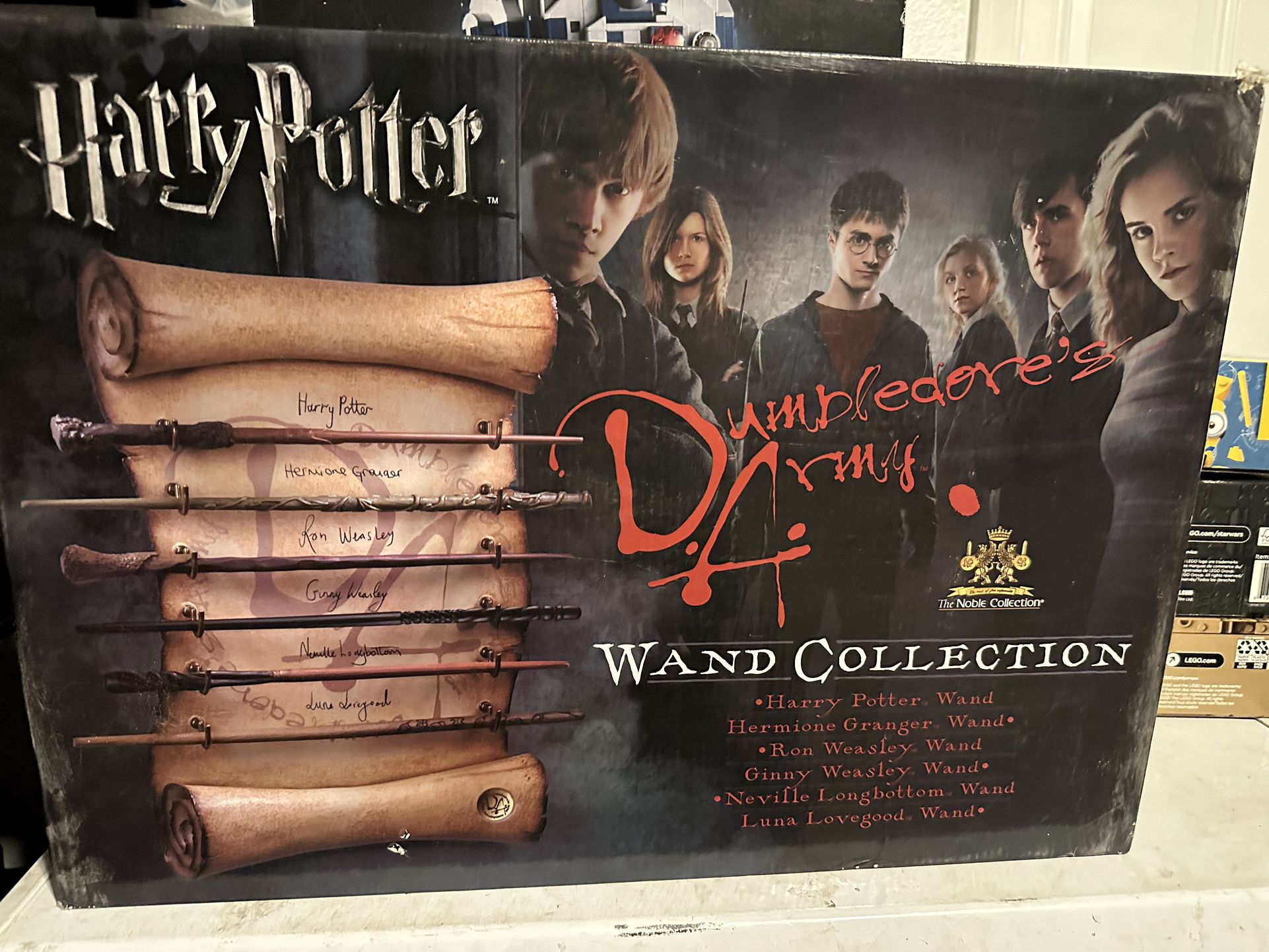 Happy Potter Wand Collection With Mountable Scroll Stand