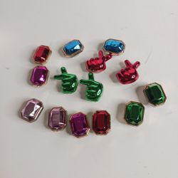 Bling Charms For Your Crocs 14 Total  Peace Sign  Jewerls  Different Colors