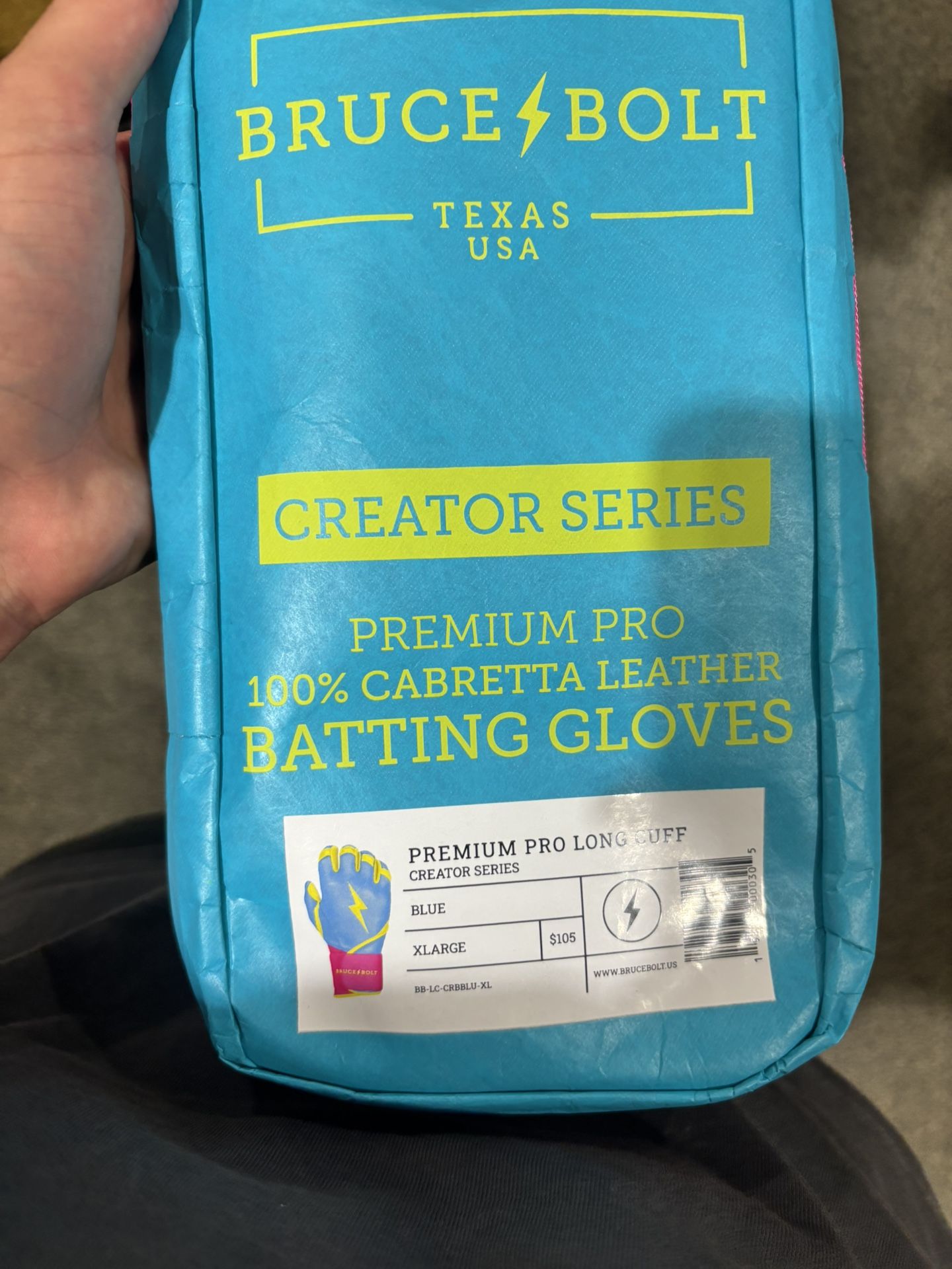 Bruce Bolt Batting Gloves