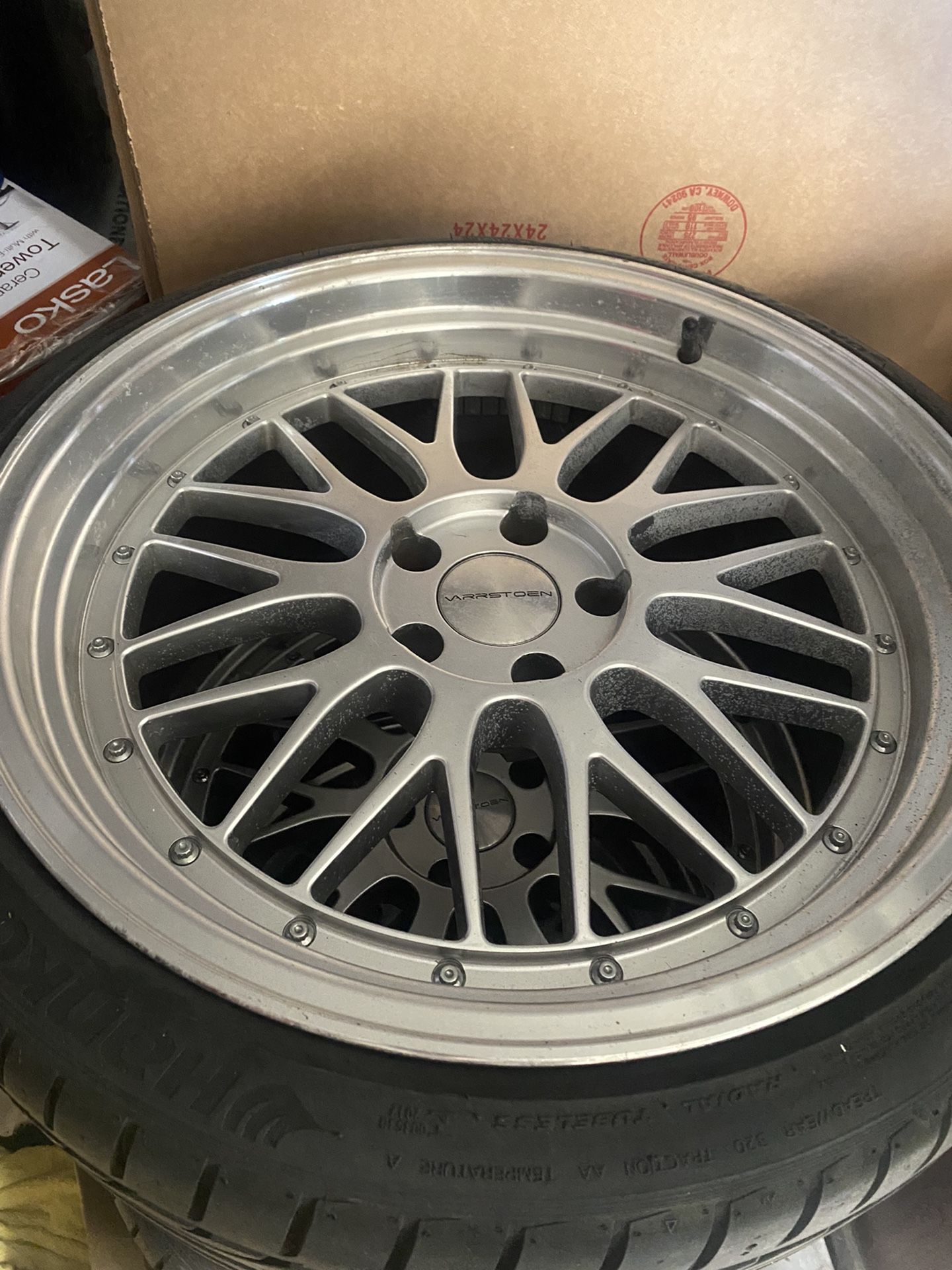 *SET Of 4* VARRSTEOEN ES1 WHEELS/NEW TIRES 19’