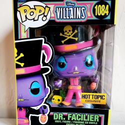 Funko Pop Disney Villain Dr. Faciler Black Light 