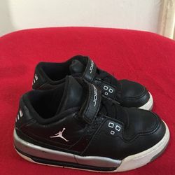 Jordan Flight 23 (TD) Toddler sneaker style#317823 001 black Size 9C