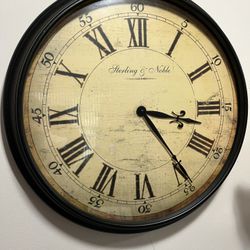Sterling & Noble Large Clock