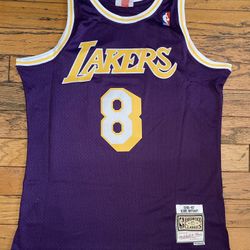 Purple lakers Kobe Bryant Mitchell and Ness Jersey