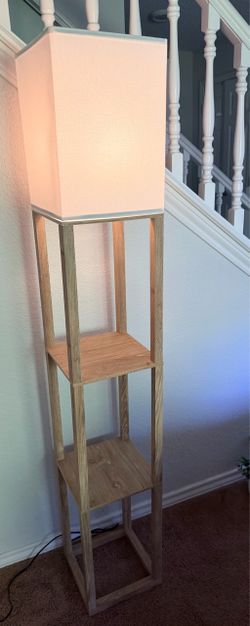 Shelf Floor Lamp Light Brown - Threshold