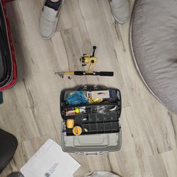 Fishing Pole And Tackle Set