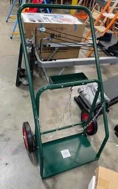 New Assembled Acetylene Cylinders Compact Cylinder Welding Cart Heavy Duty Torch Cart for Oxygen