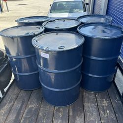 Very Nice 55 Gallon Steel Drums.