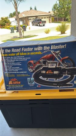 Motorcycle blower..