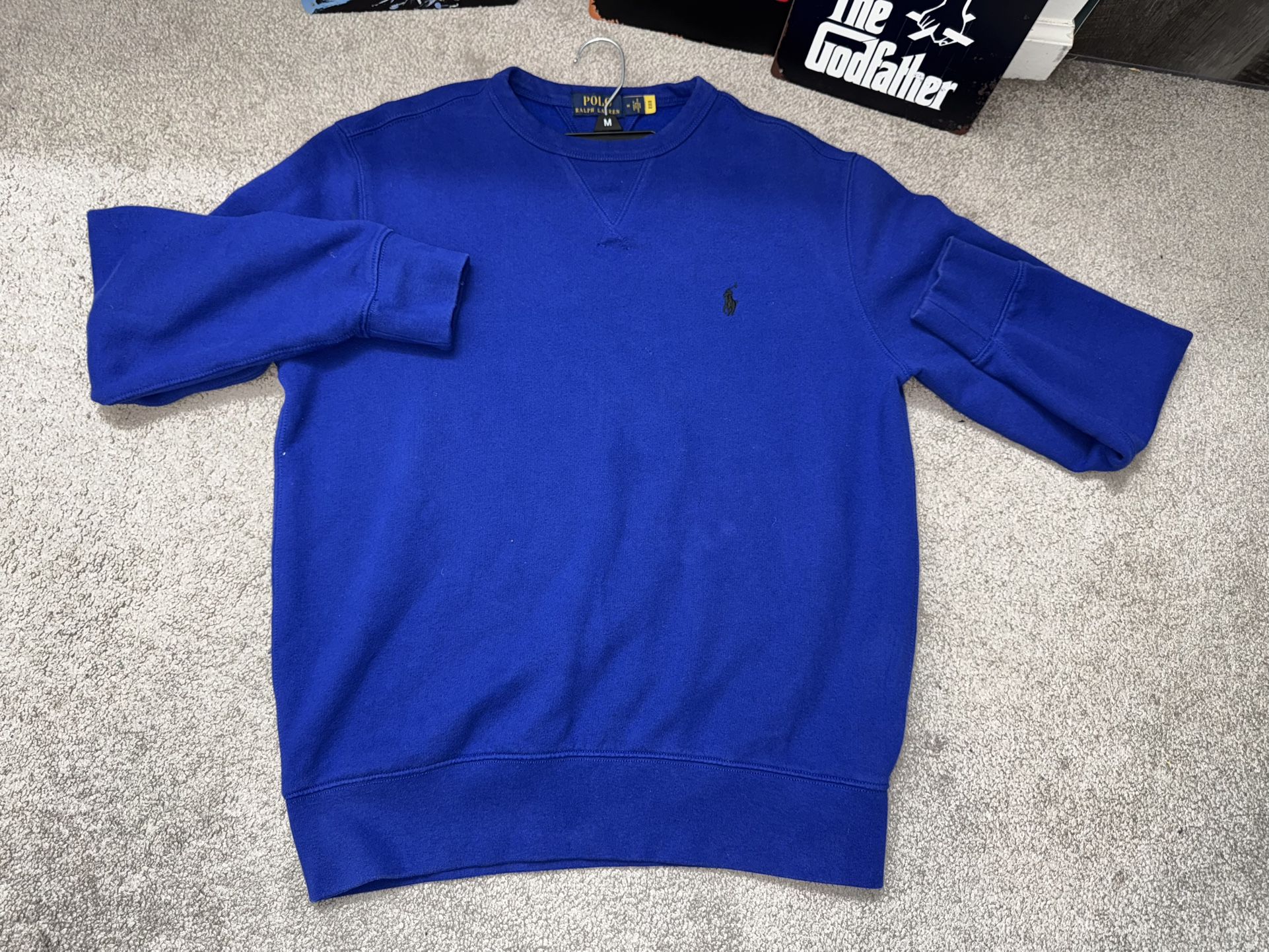 Polo Ralph Lauren Blue Fleece Sweater Pullover
