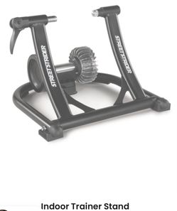Street strider 8s with indoor trainer stand