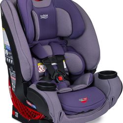 Britax  One4Life ClickTight All-in-One Car Seat – 10 Years of Use – Infant, Convertible, Booster – 5 to 120 Pounds - SafeWash Fabric, Plum