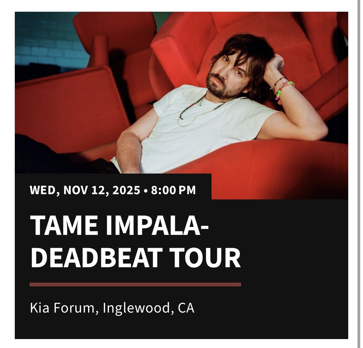 Tame Impala Tickets 