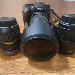 Nikon D7100 With Lenses Bundle Dslr Camera 