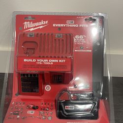 Milwaukee M18 18-Volt Lithium-Ion XC Starter Kit with One 5.0Ah Battery and Charger