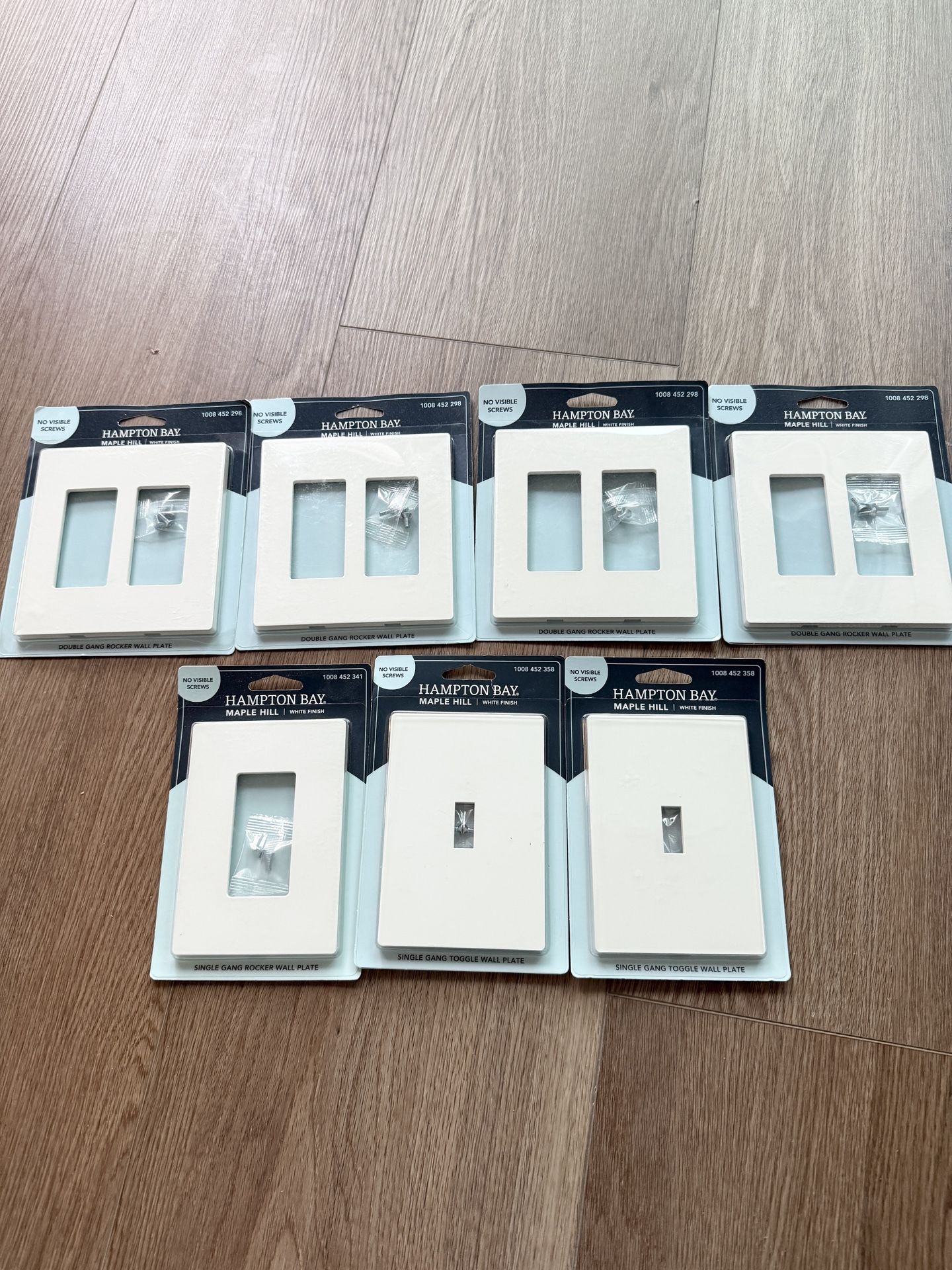 Hampton Bay Wall Plate Set Of 7