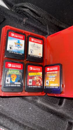 5 Nintendo Switch Game Cartridges Bundle