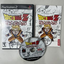 Dragon Ball Z Sagas Scratch-Less Disc for PlayStation 2 PS2 GAME