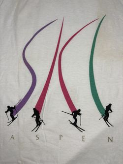 Aspen Ski Crazy Shirt Hawaii T-Shirt  Size XL