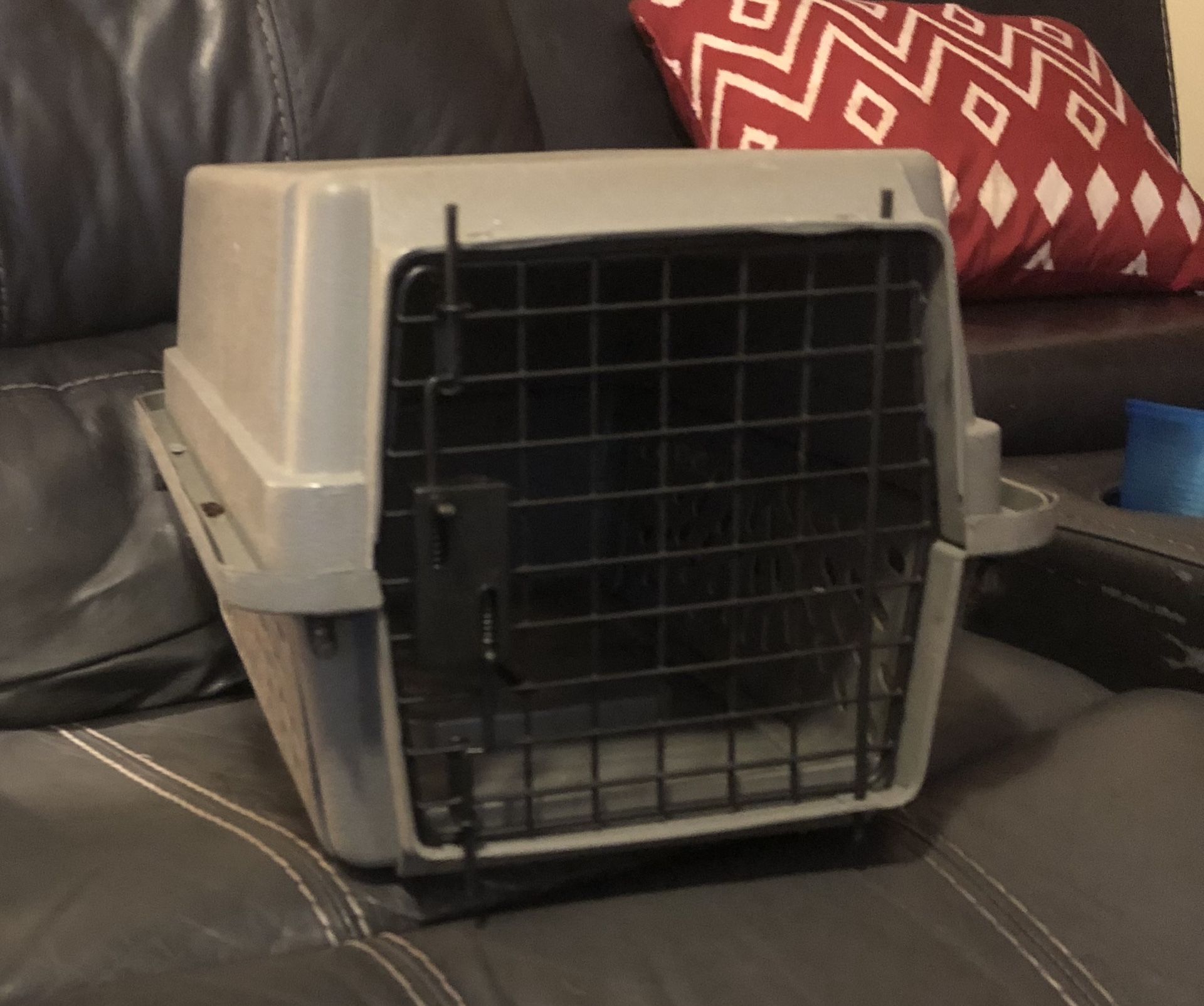 Sm, Med, Lg, And Xl Pet Carriers In Beige And Gray