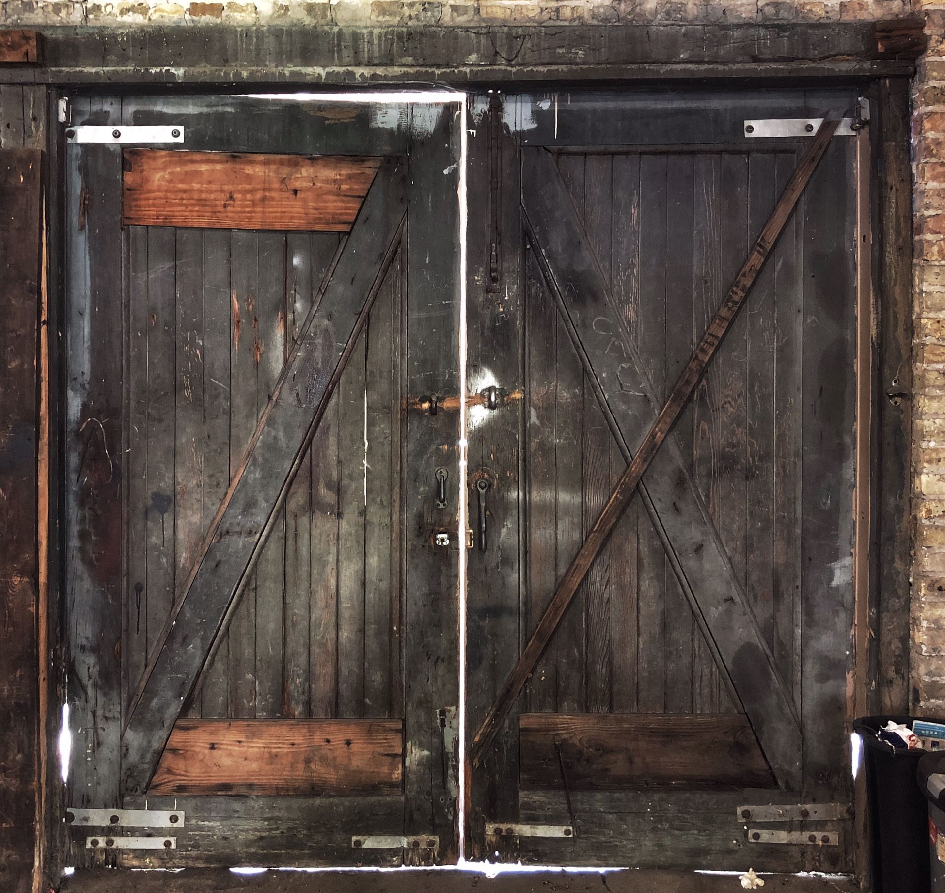 Antique barn doors for repurposing