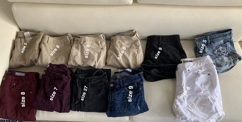 10 jeans and 3 shorts (teen girls)