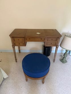 Desk with chair