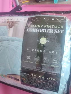 8 piece comforter set