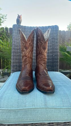 Ariat Brown Leather Cowboy Boots
