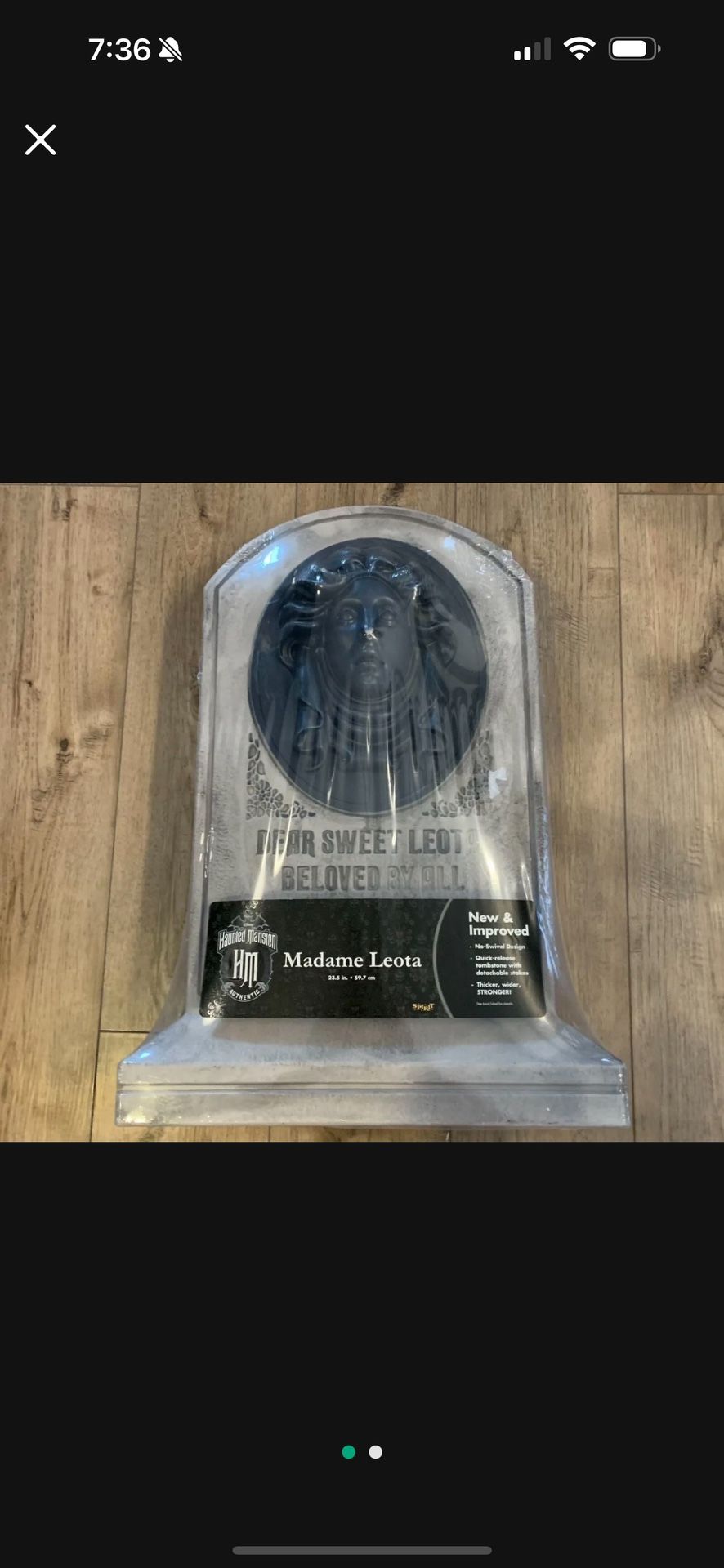 Disney Madame Leota Tombstone - Collectible