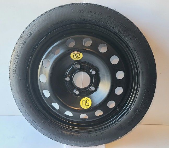 1999-2005 BMW E46 3 Series Trunk Spare wheel Black 17" and Tire