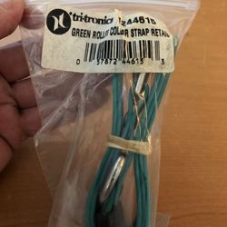 Tri-Tronics Green Roller Collar Strap - NEW