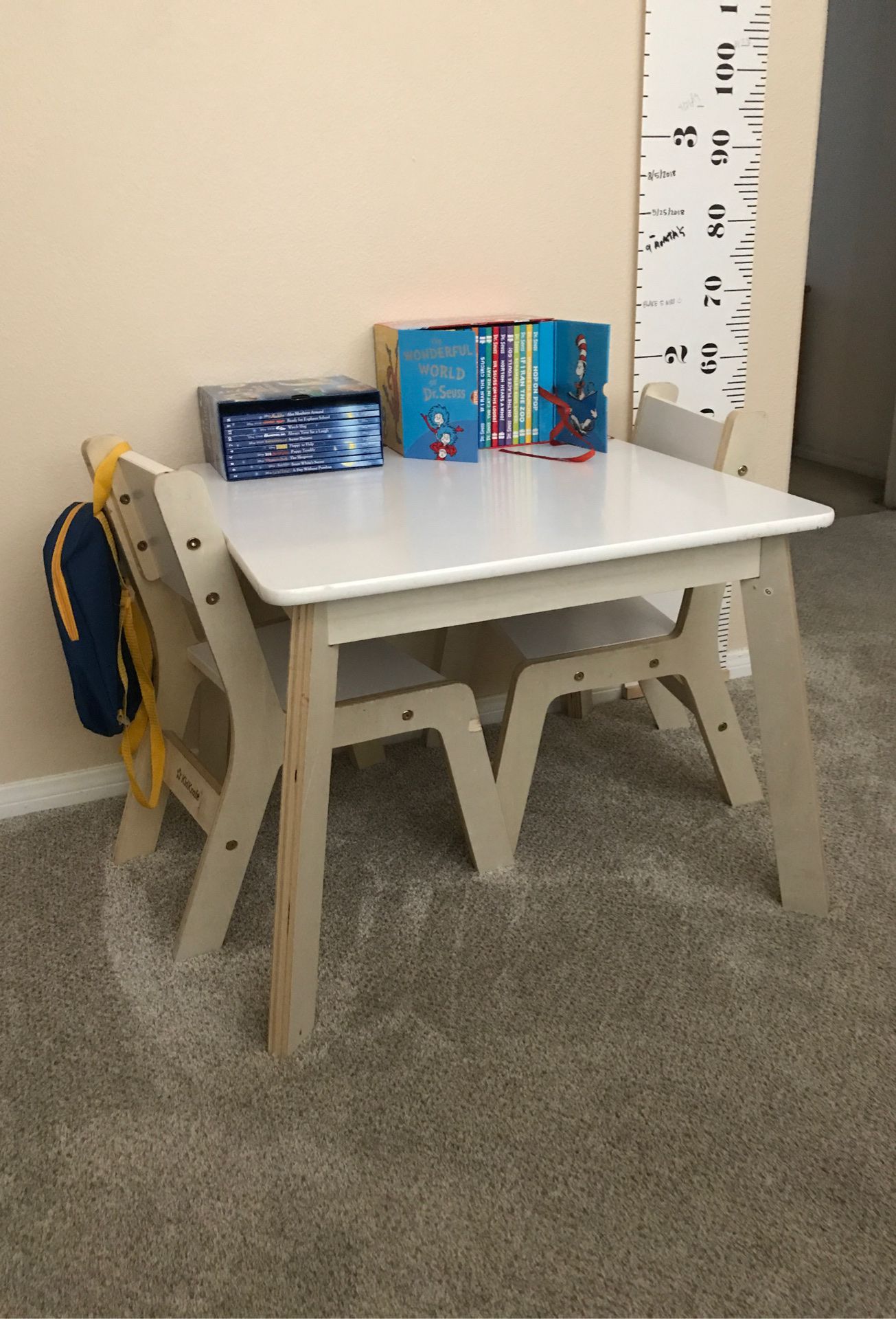 Toddler table and chairs