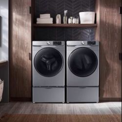 Samsung Universal Laundry Pedestal ( Platinum ) with Storage Drawer