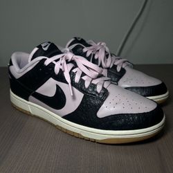 SIZE 11.5 MENS NIKE DUNK LOW RETRO LTD BLACK PLATINUM VIOLET CROC HF9191-001