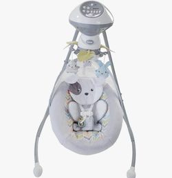 Fisher-Price Sweet Snugapuppy Dreams Cradle 'n Swing – Great Condition!