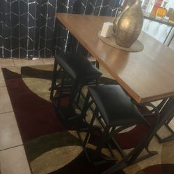 Dining Table And Stools 