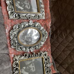 Haunted cameo Frames (three)