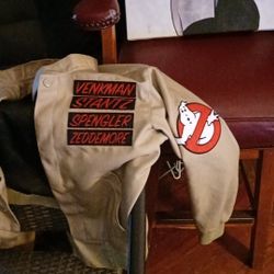 Tan Collectors Edition Ghostbusters Bomber Jacket