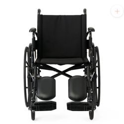 MSRP 270$, Brand New Guardian K4 18" Wide Wheelchair with Desk-Length Arms and Elevating Footrests, 1 EA (K4186N24E) Each