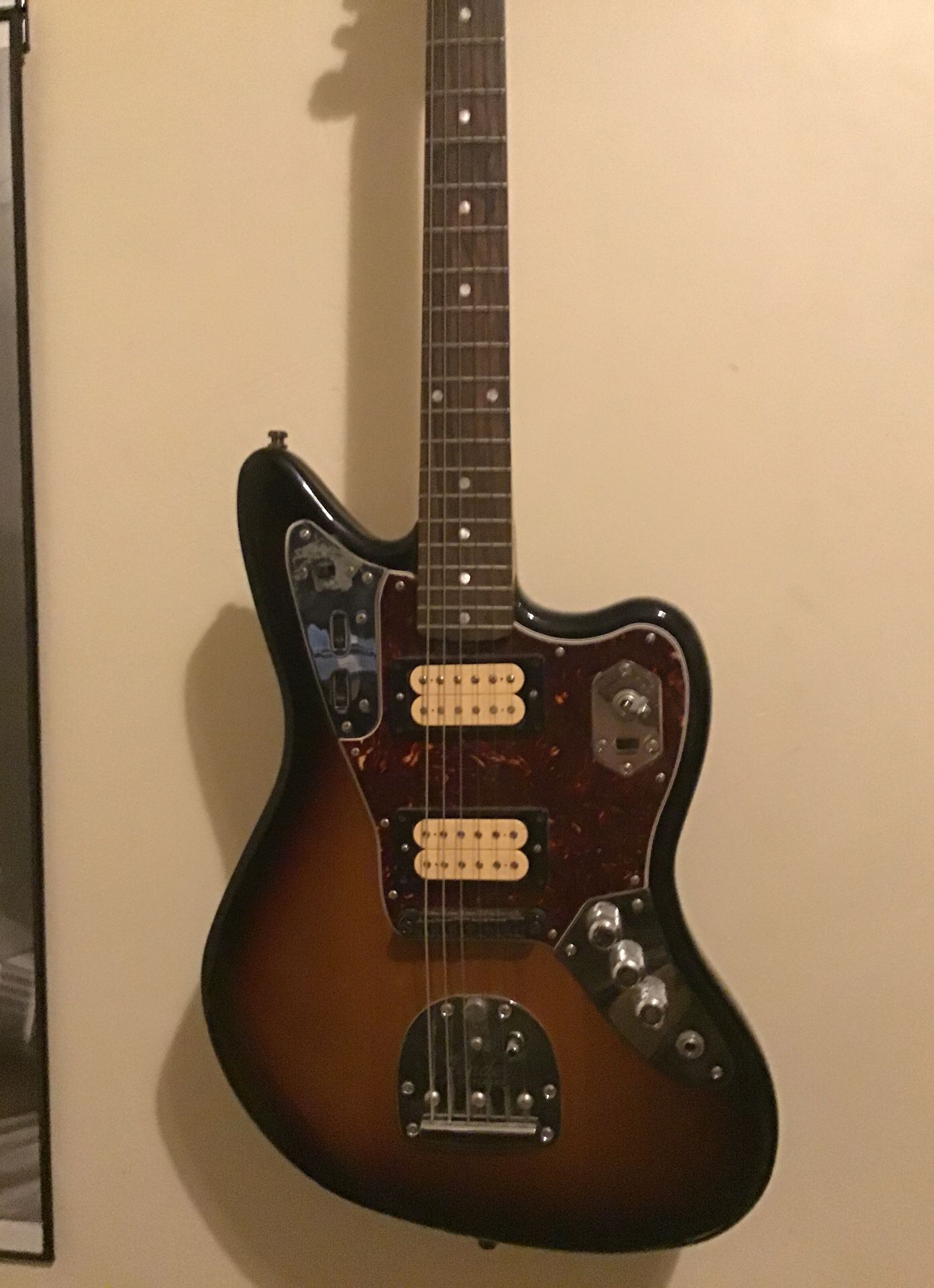 Kurt Cobain signature Fender Jaguar one ding and replaced neck