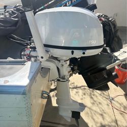 Like New Tohatsu 6hp Short Shaft Outboard 