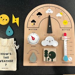 Moon Picnic Weather Station - Montessori 
